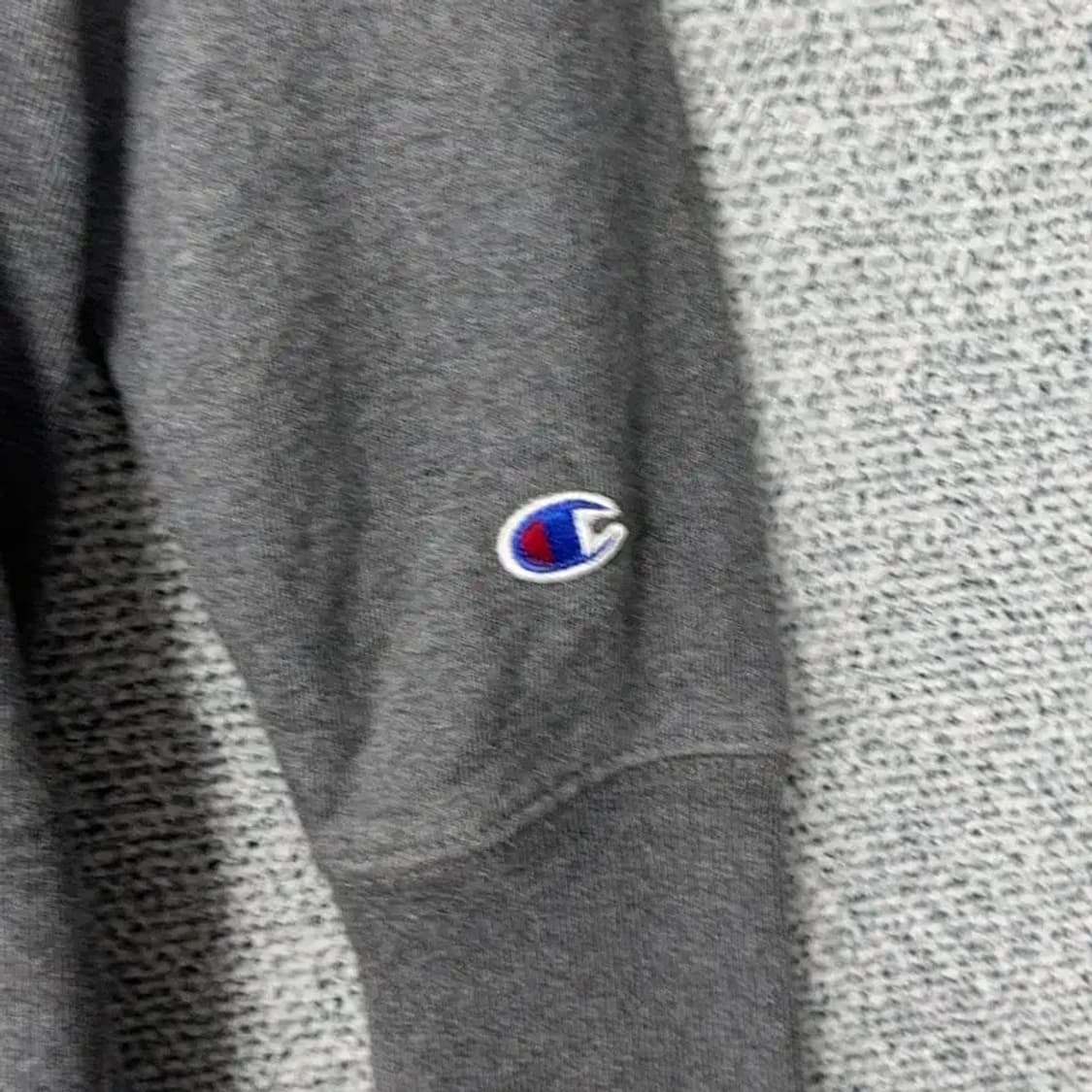 챔피온 리버스위브 그레이 맨투맨 XS 상품이미지3