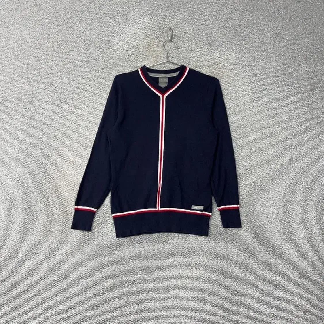 아디다스 Y 라인 네이비 니트 맨투맨 90 상품이미지1