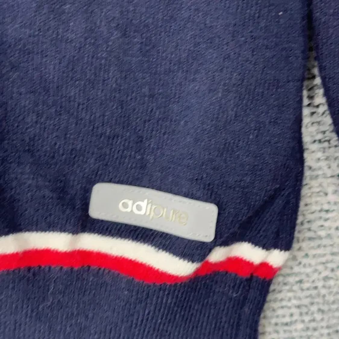 아디다스 Y 라인 네이비 니트 맨투맨 90 상품이미지3