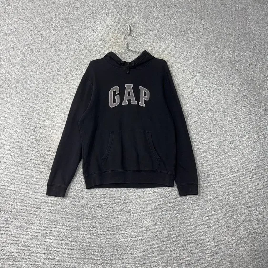 갭 로고 블랙 후드티 M 상품이미지1