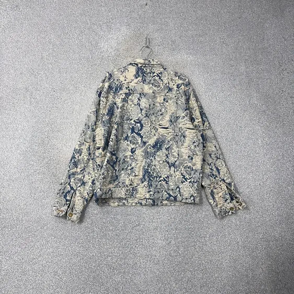 빈티지 패턴 코튼 자켓 XL 상품이미지2