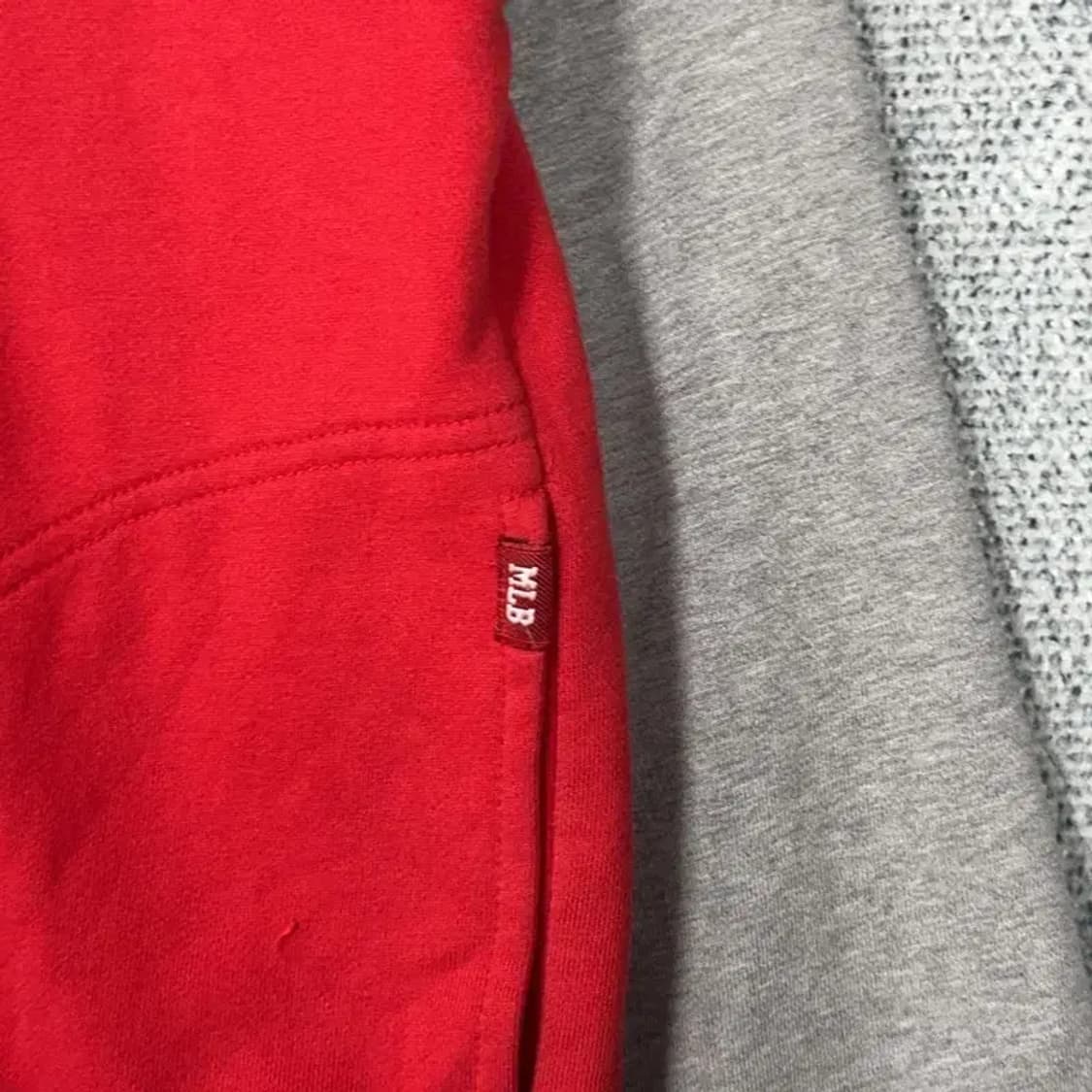 MLB 클리블랜드 회빨 코튼 스타디움 자켓 90 상품이미지4