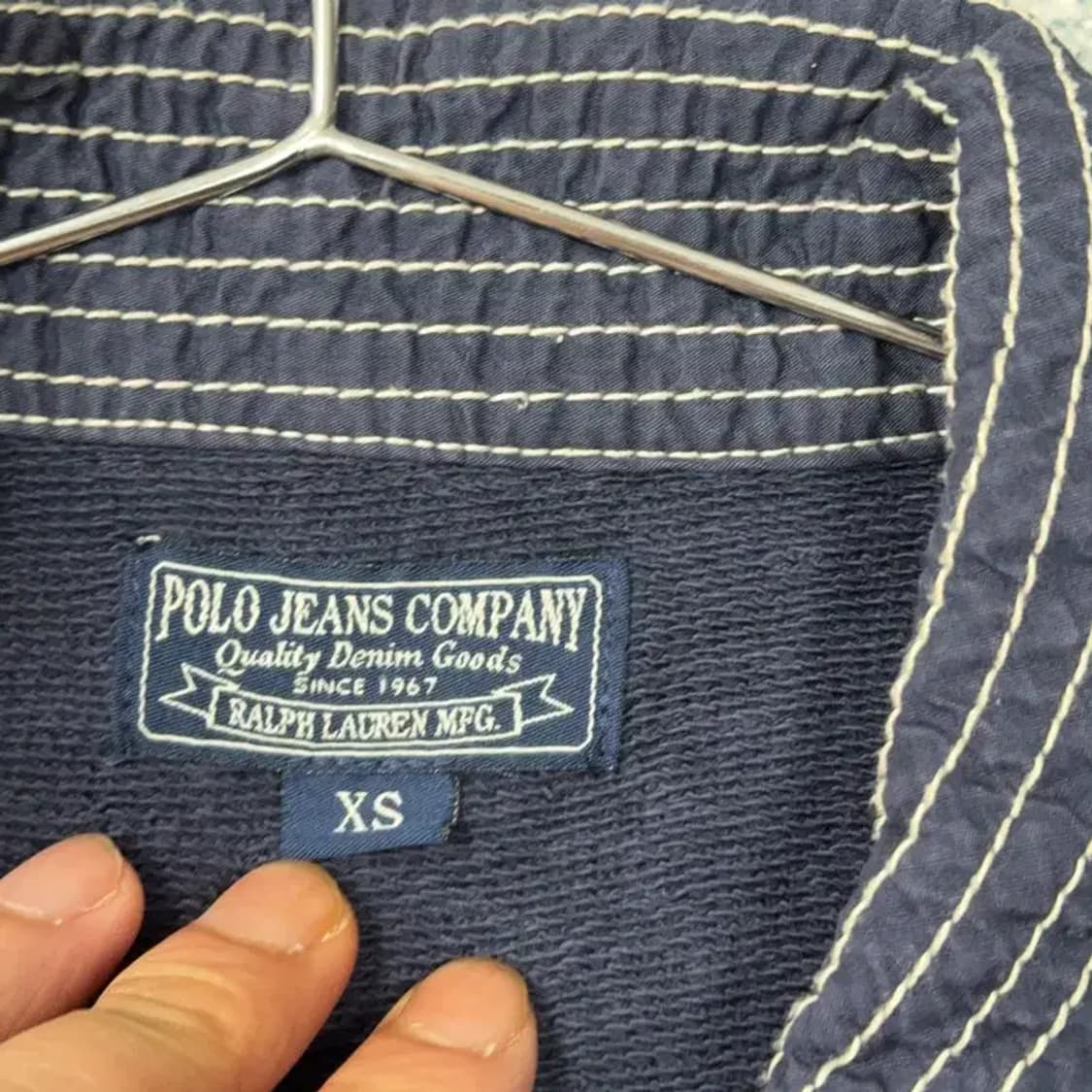 폴로 빈티지 스티치 코튼 자켓 XS 상품이미지6