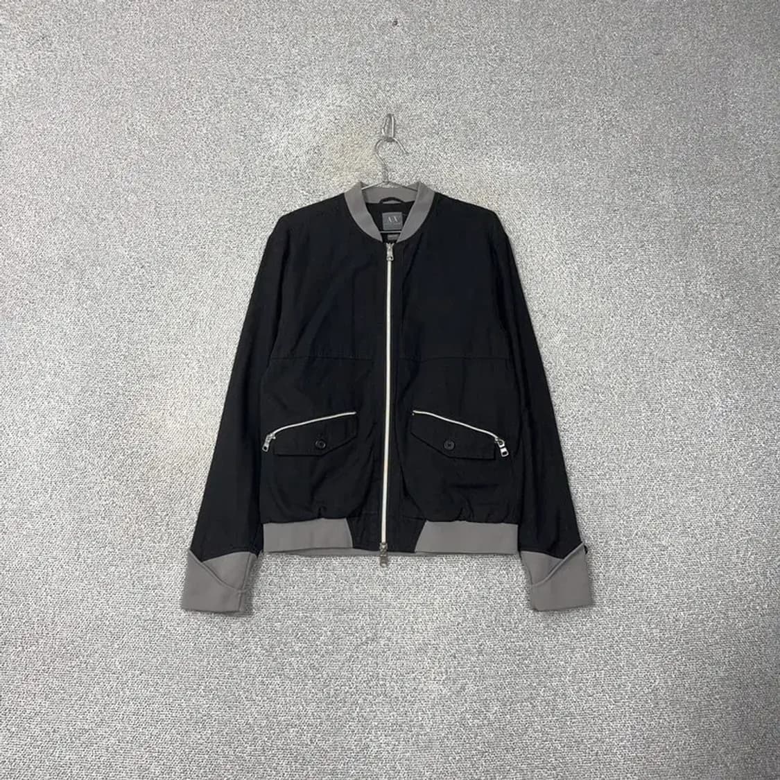 알마니 익스체인지 캐주얼 포켓 블루종 자켓 M 상품이미지1