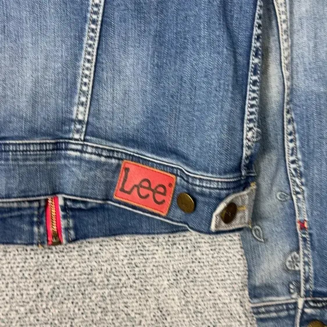 LEE 리 패치워크 빈티지 데님 자켓 L 상품이미지4