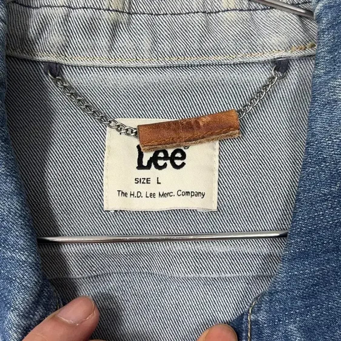 LEE 리 패치워크 빈티지 데님 자켓 L 상품이미지5