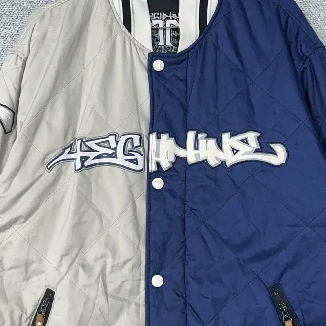 테크나인 멀티컬러 빈티지 스타디움 자켓 S 상품이미지3