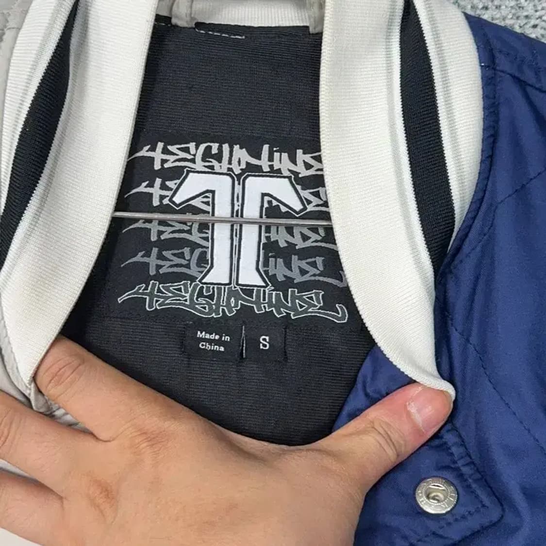 테크나인 멀티컬러 빈티지 스타디움 자켓 S 상품이미지4