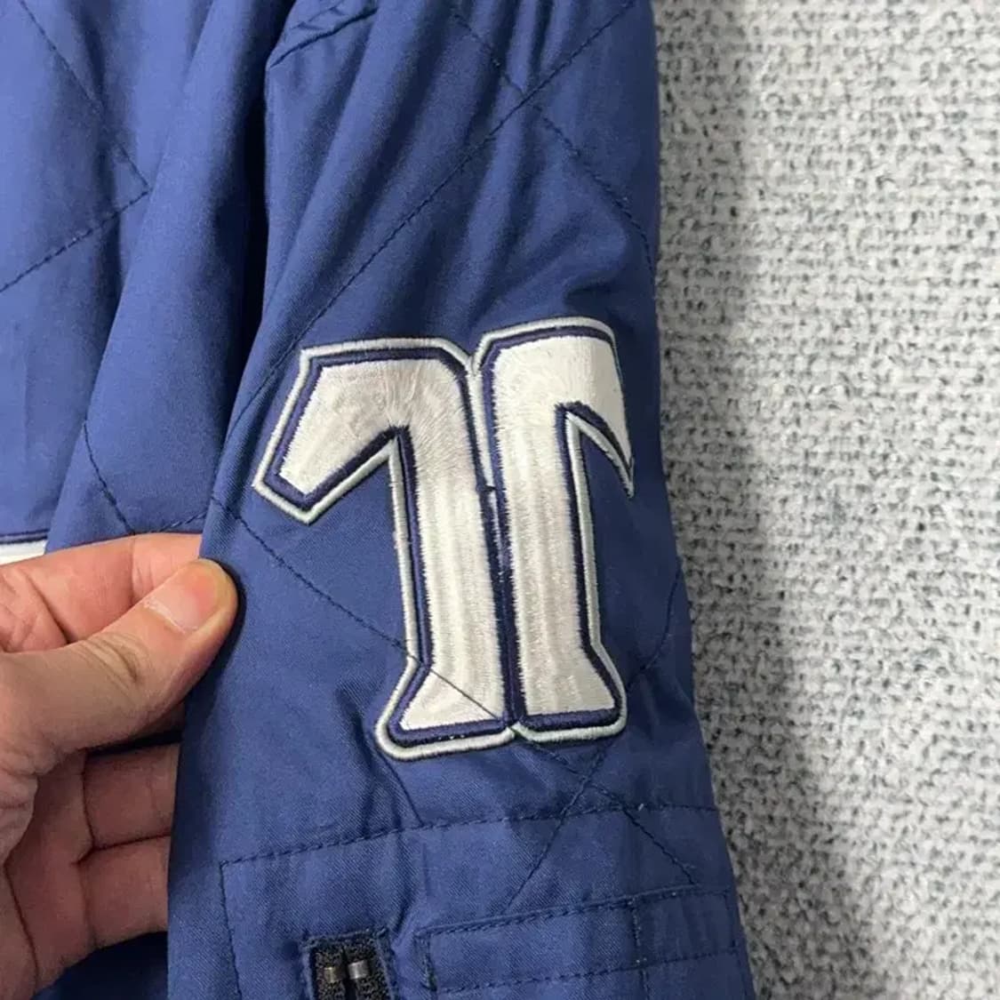 테크나인 멀티컬러 빈티지 스타디움 자켓 S 상품이미지6