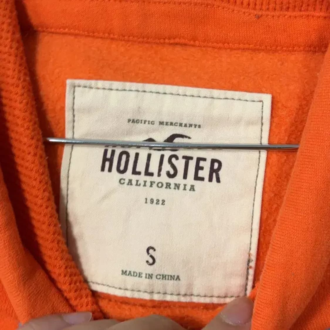 홀리스터 빈티지 오렌지 후드티 S 상품이미지6