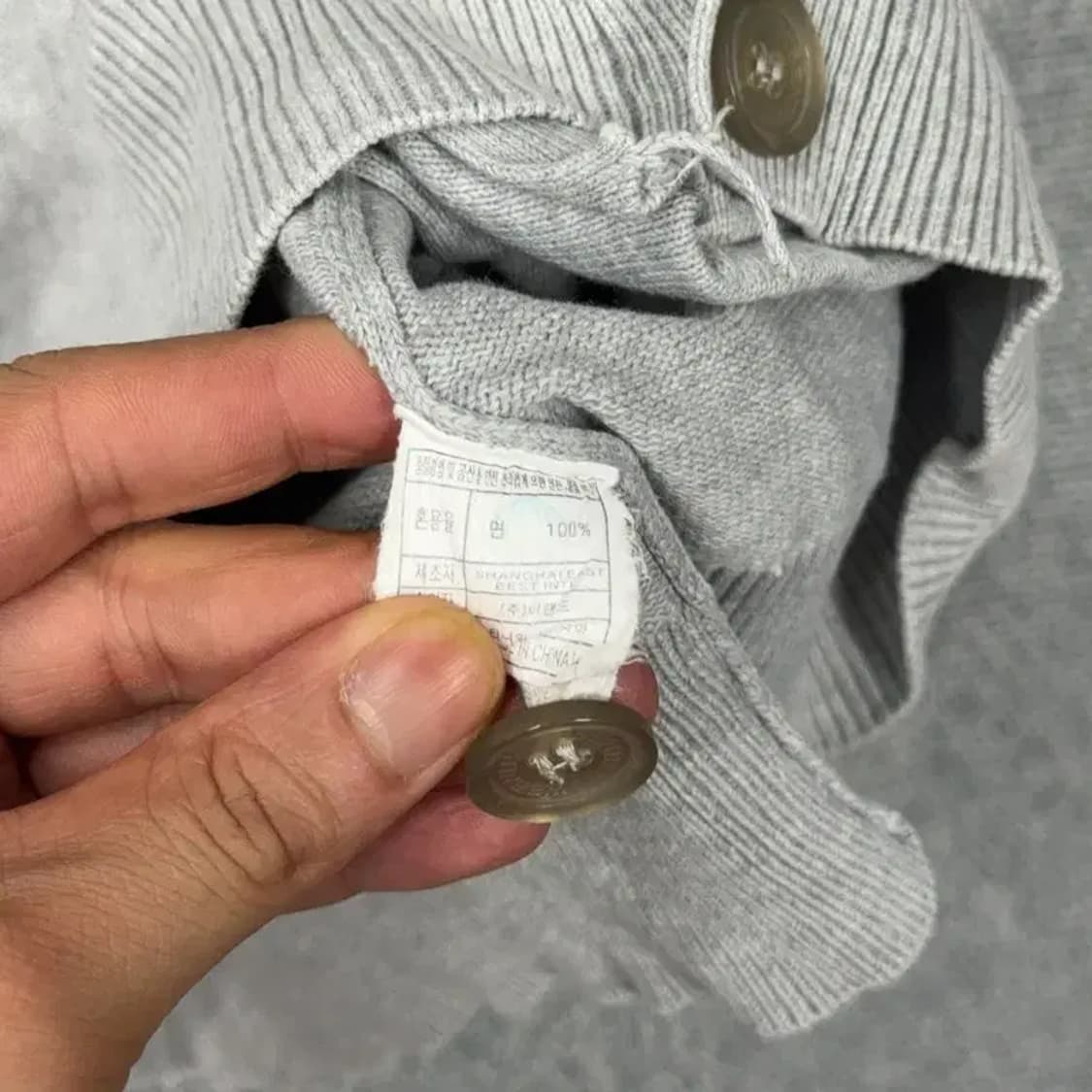 티니위니 베어 코튼 가디건 M 상품이미지5