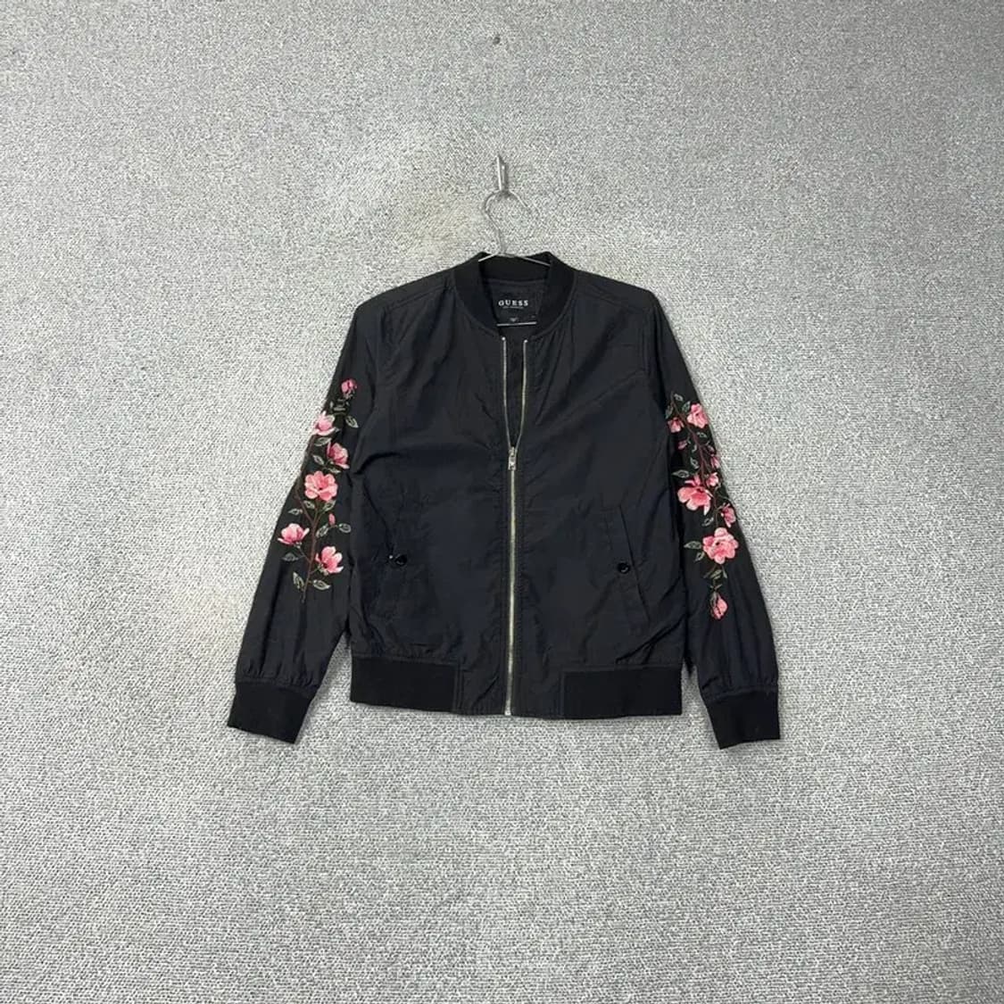 게스 빈티지 플라워 자수 블루종 XS 상품이미지1