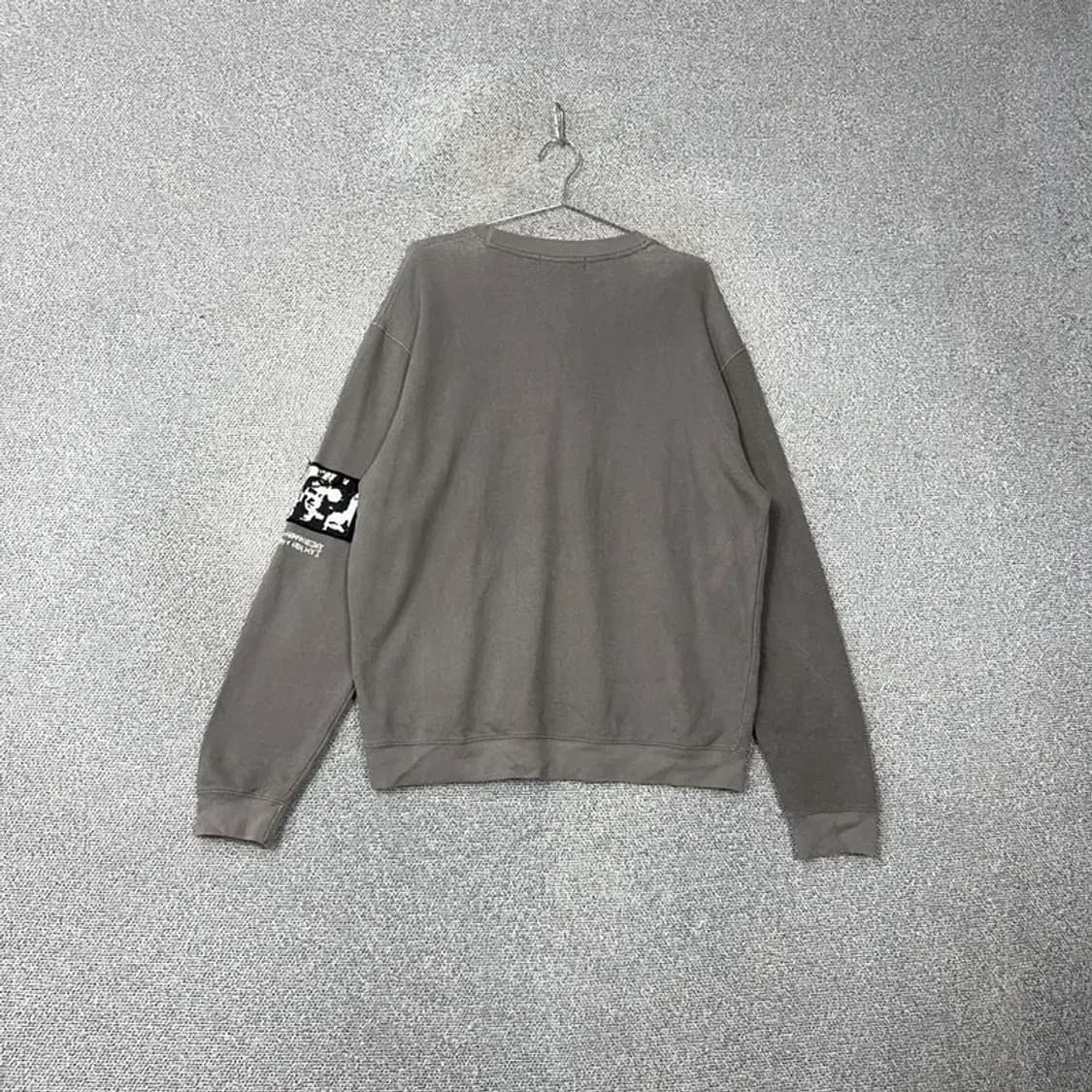 아임 낫 어 휴먼비잉 빈티지 패치 오버핏 맨투맨 L 상품이미지2