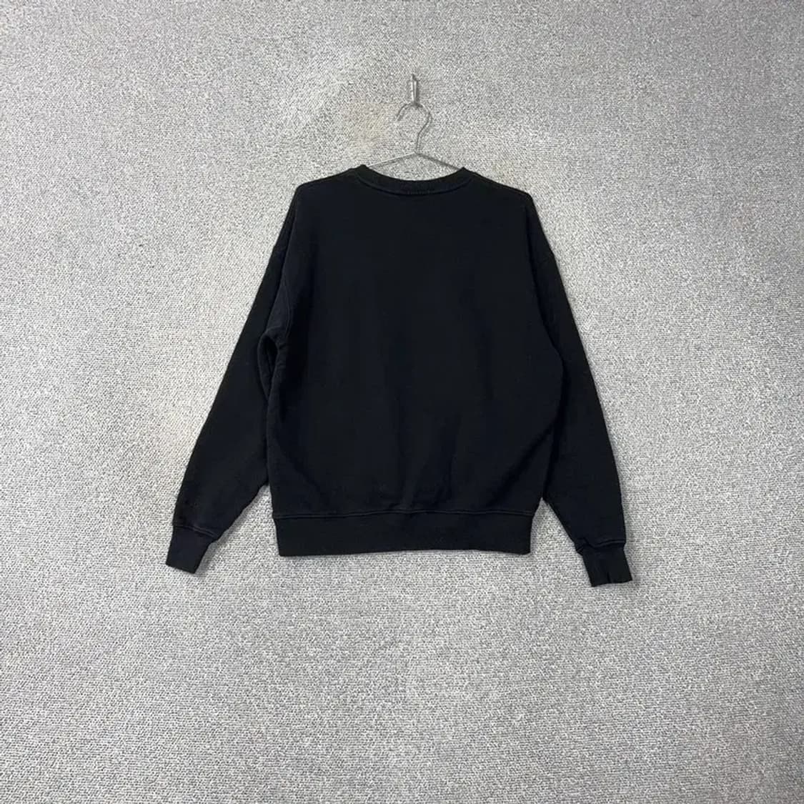 예일 로고 블랙 오버핏 맨투맨 S 상품이미지2