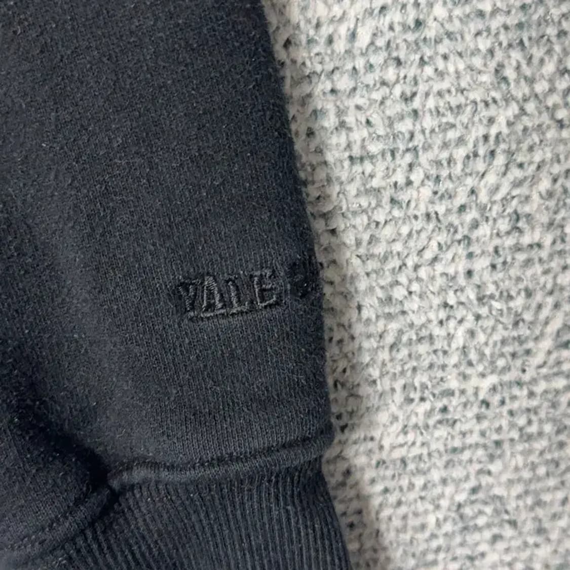 예일 로고 블랙 오버핏 맨투맨 S 상품이미지4