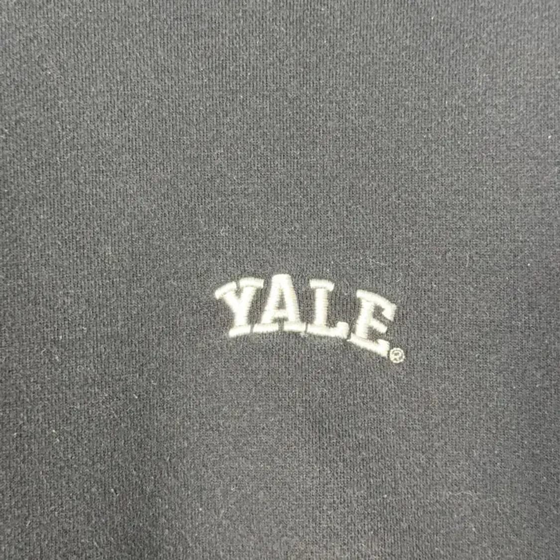 예일 로고 블랙 오버핏 맨투맨 S 상품이미지5