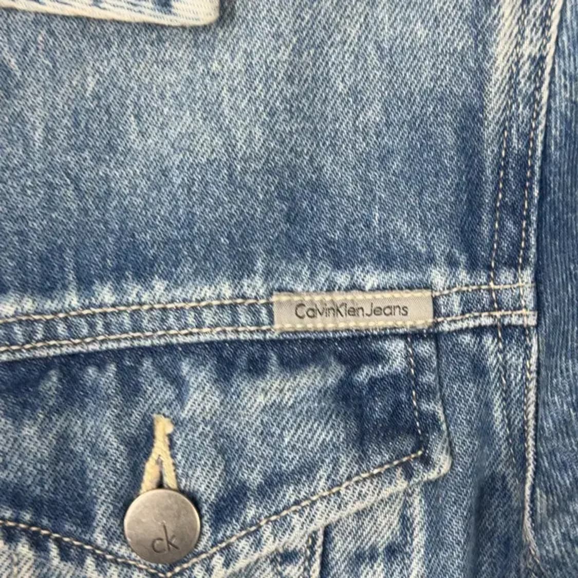 캘빈클라인 빈티지 워싱 데님자켓 L 상품이미지3