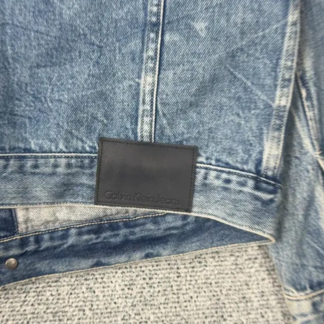 캘빈클라인 빈티지 워싱 데님자켓 L 상품이미지4