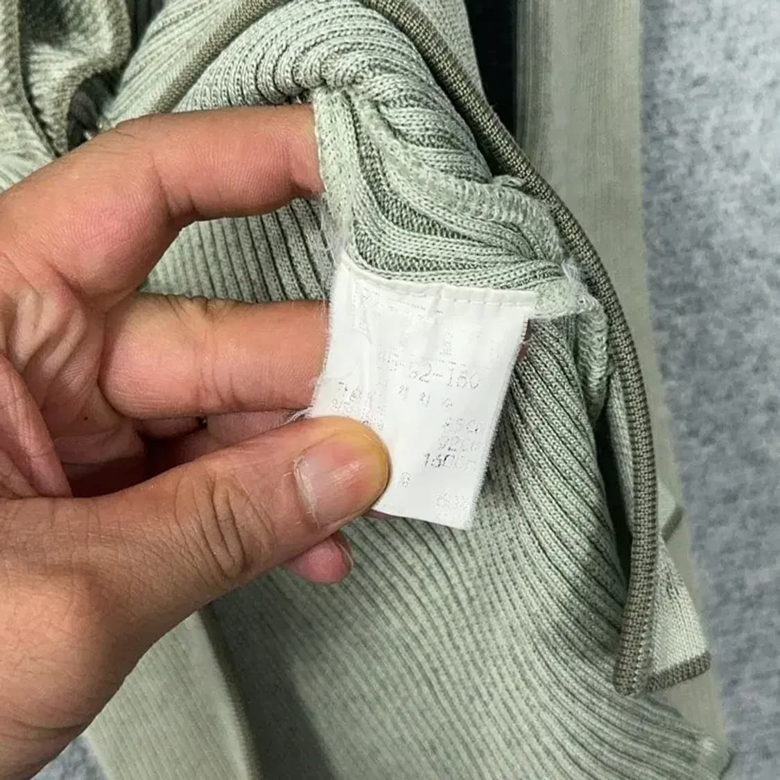 빈티지 연두 골지 레이스 니트 가디건 상품이미지6