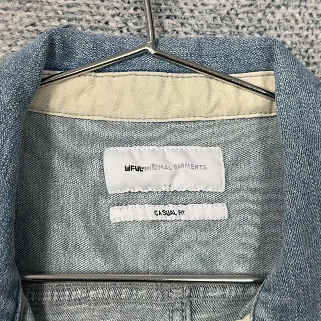 라이풀 워싱 데님 트러커 자켓 상품이미지4