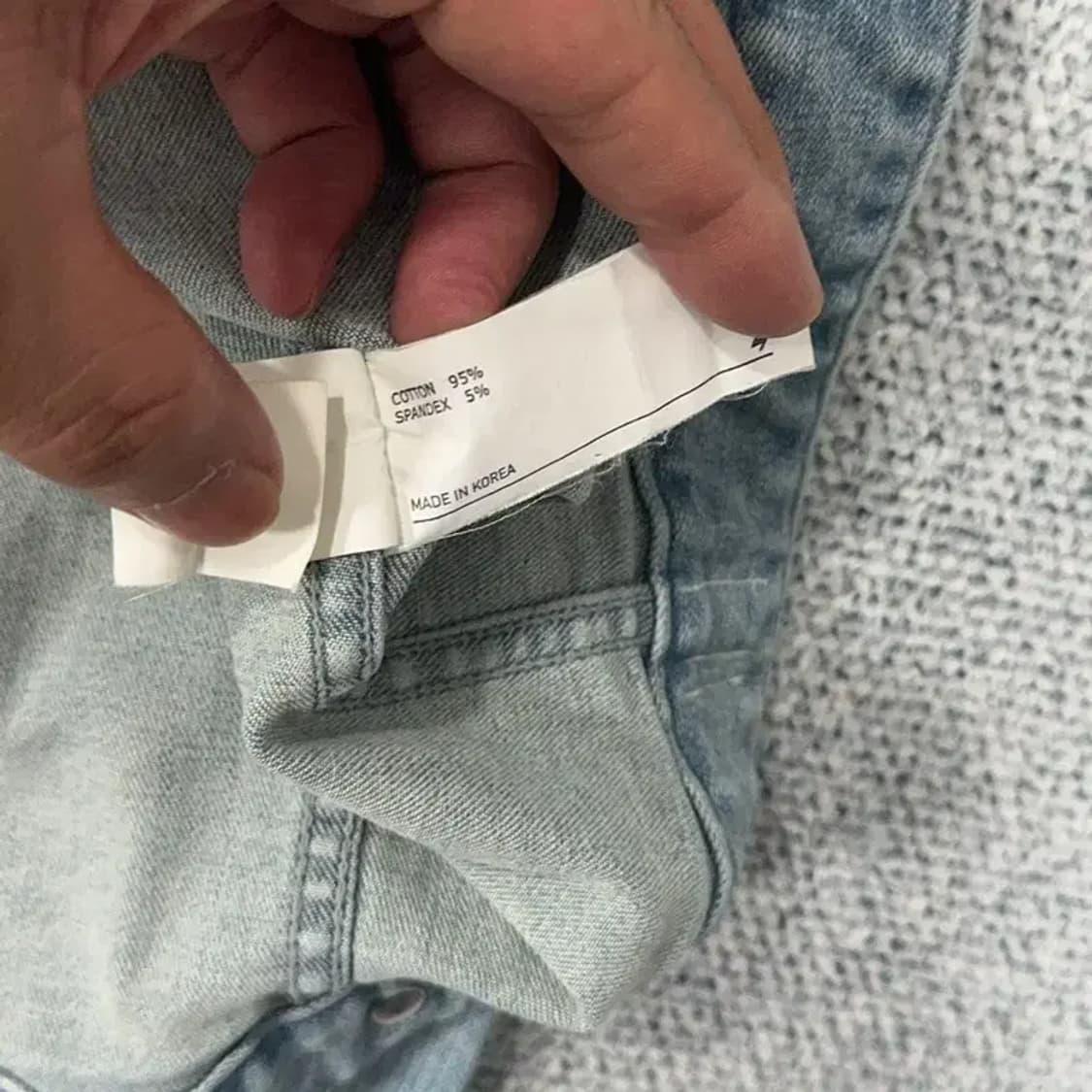 라이풀 워싱 데님 트러커 자켓 상품이미지5