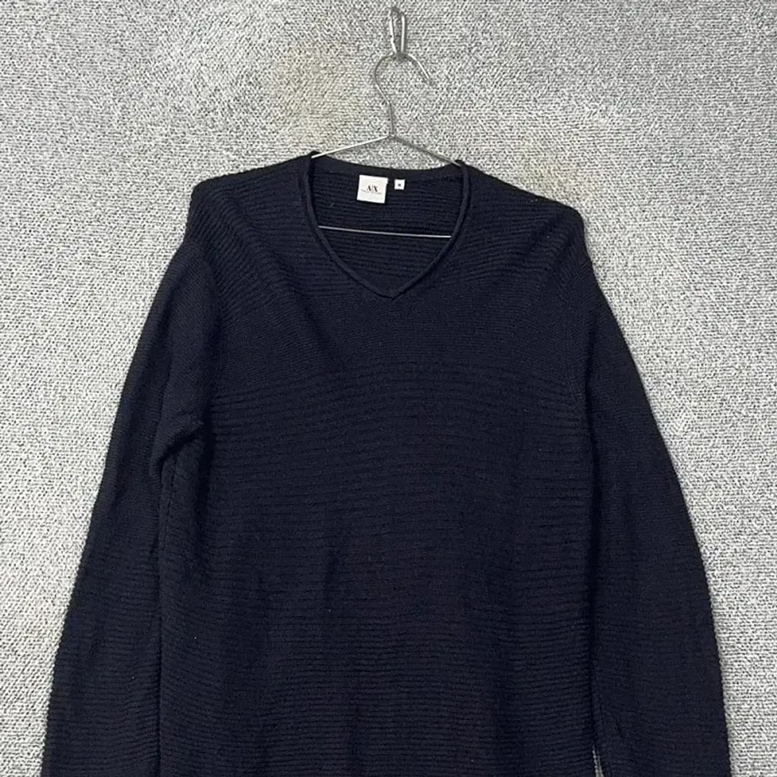 알마니 익스체인지 코튼 브이넥 슬리브 긴팔티 M 상품이미지3