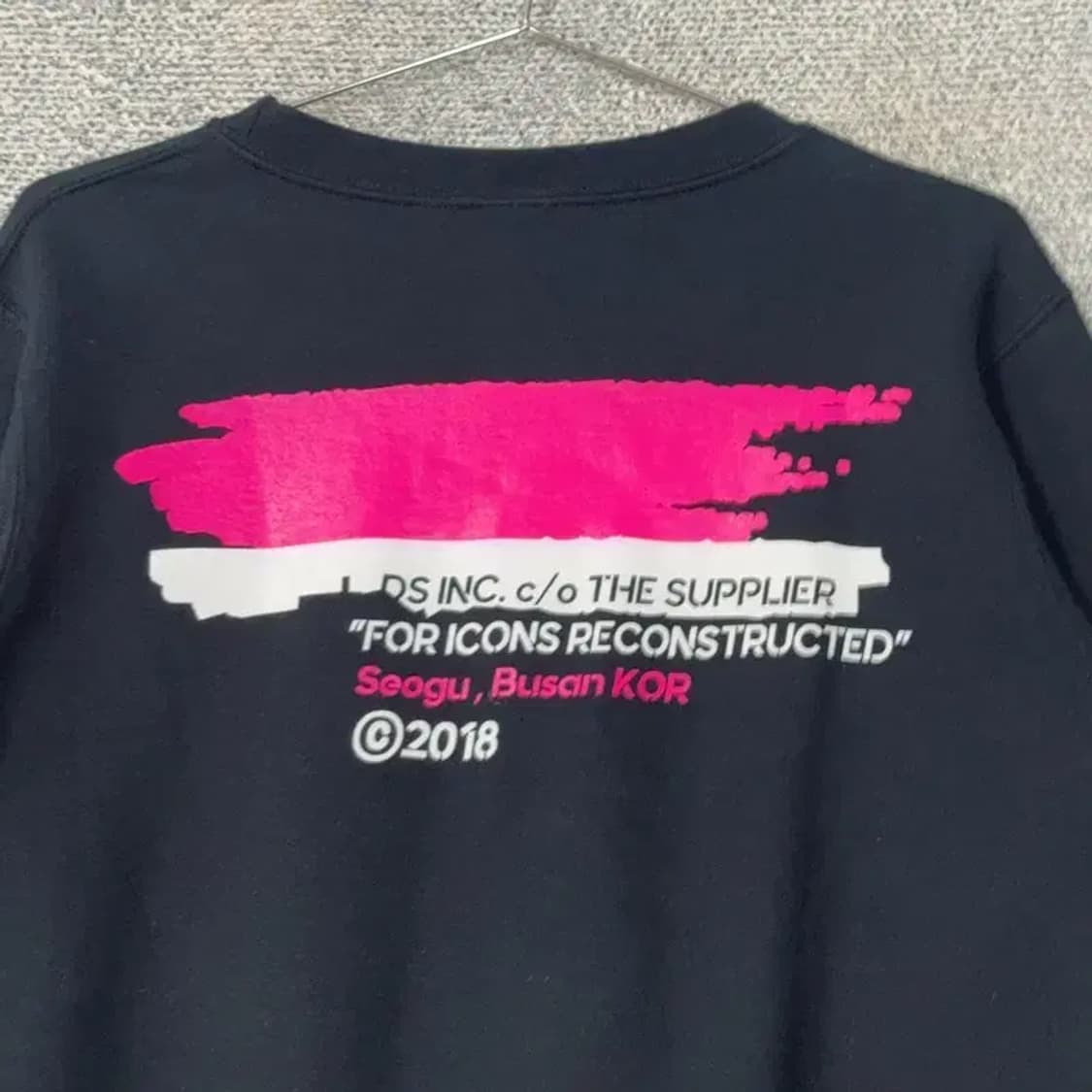 길단 빈티지 프린팅 맨투맨 XS 상품이미지4