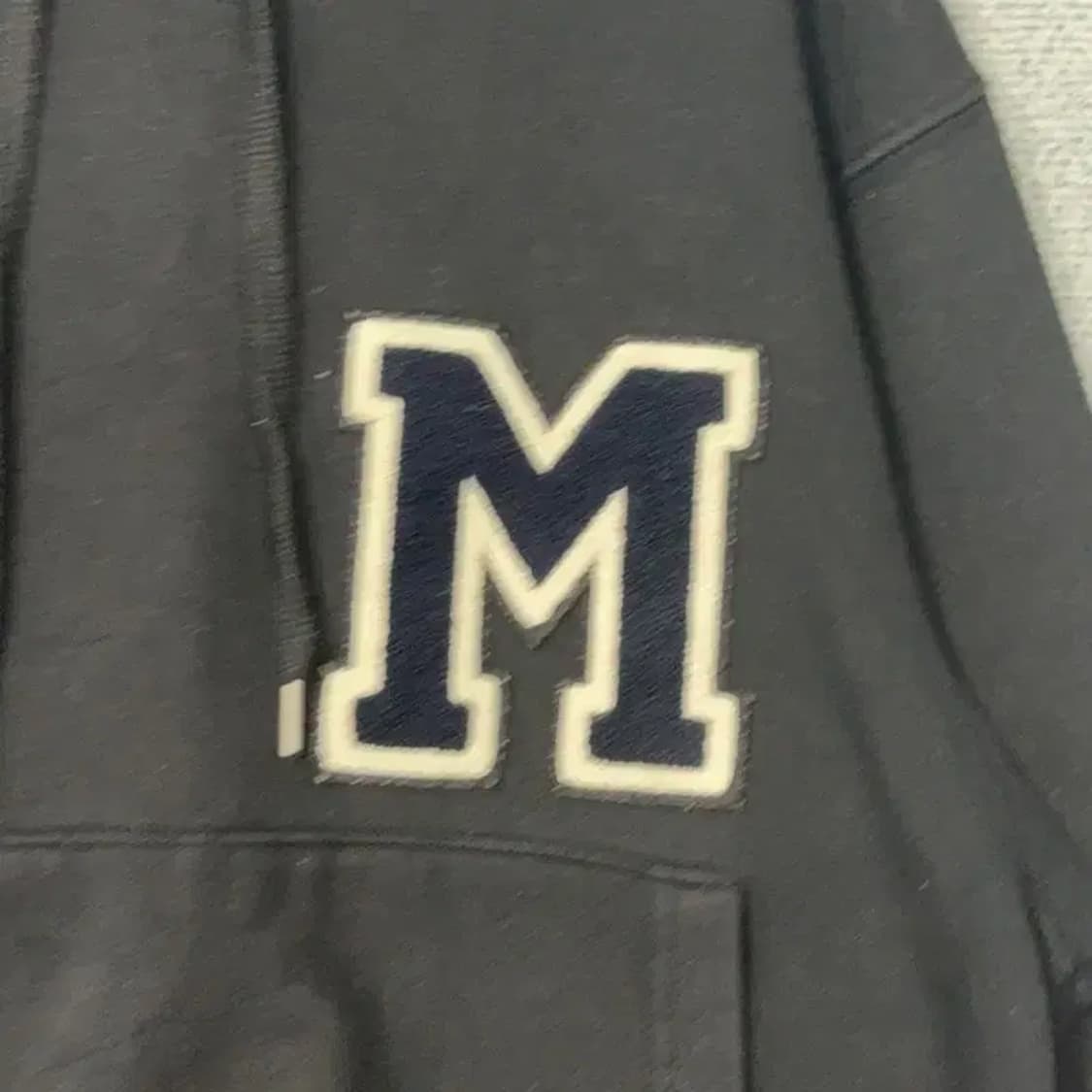 문수권 세컨 빅로고 스웻 후드티 M 상품이미지3