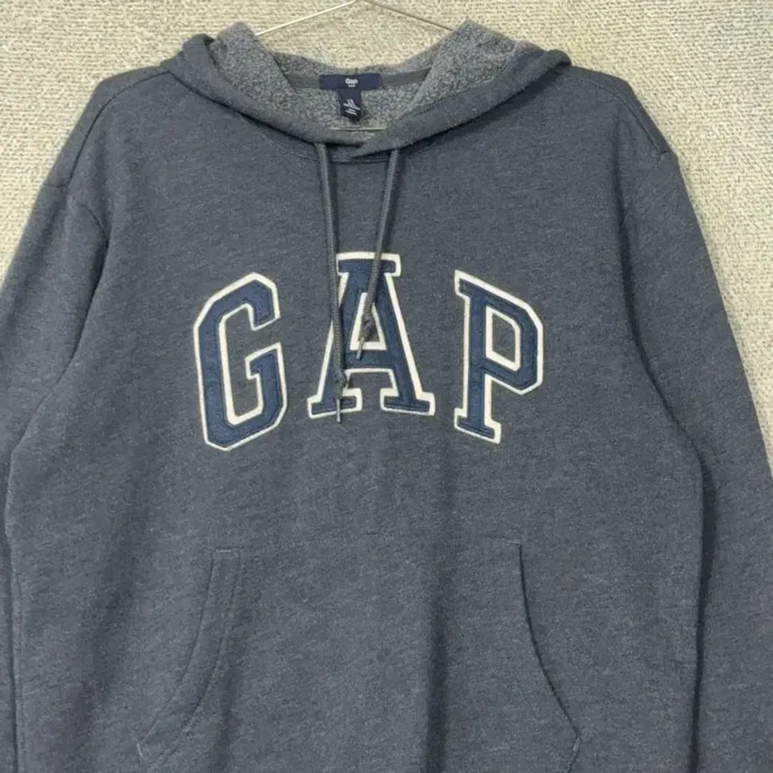 갭 캐주얼 로고 오버핏 후드티 S 상품이미지3