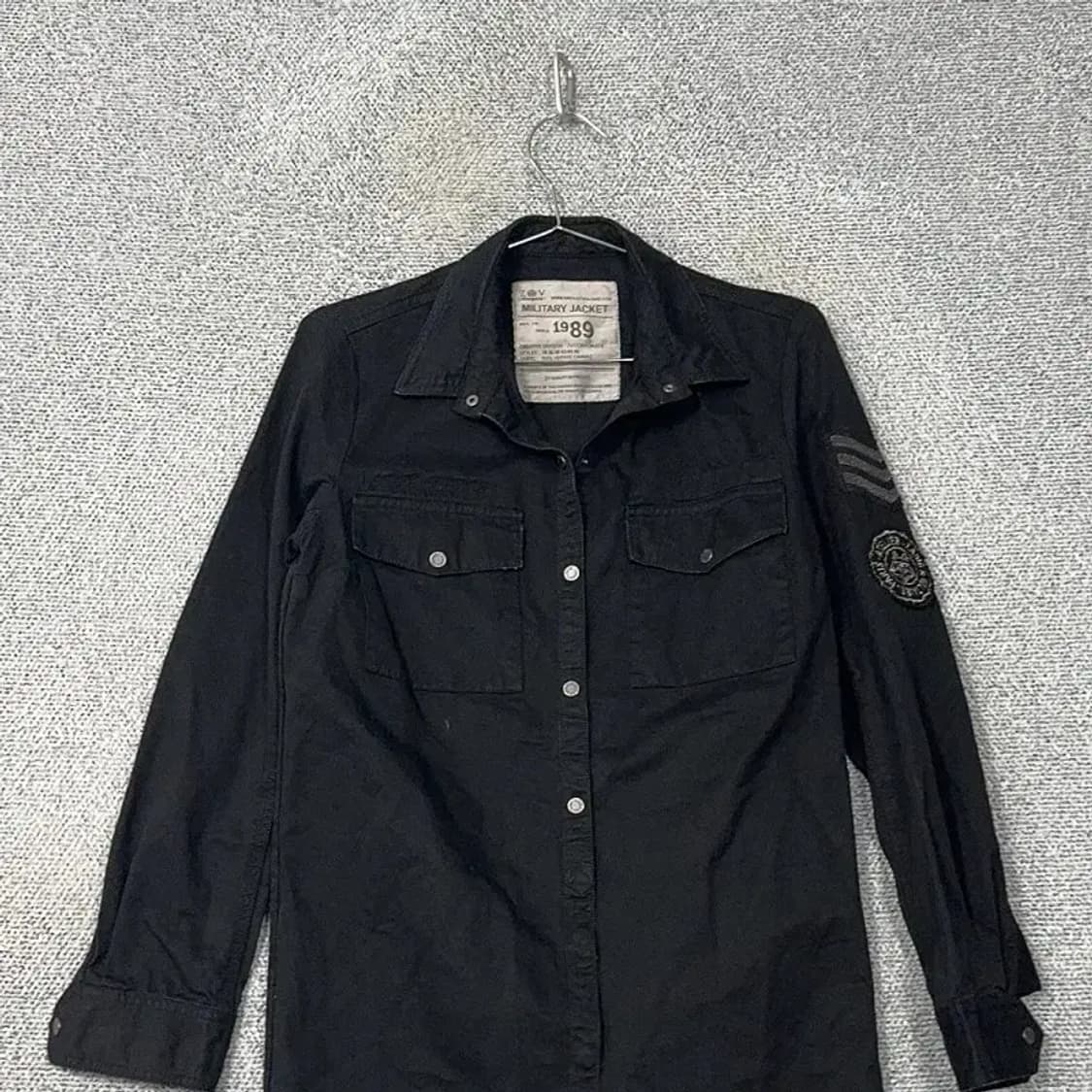 쟈딕 앤 볼테르 블랙 패치 필드 롱 자켓 XS 상품이미지3