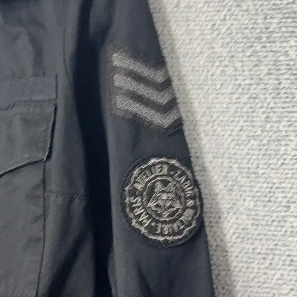 쟈딕 앤 볼테르 블랙 패치 필드 롱 자켓 XS 상품이미지5