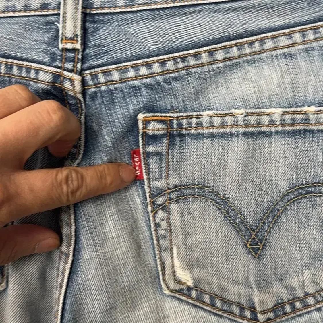 리바이스 연청 부츠컷 데님팬츠 26 상품이미지5