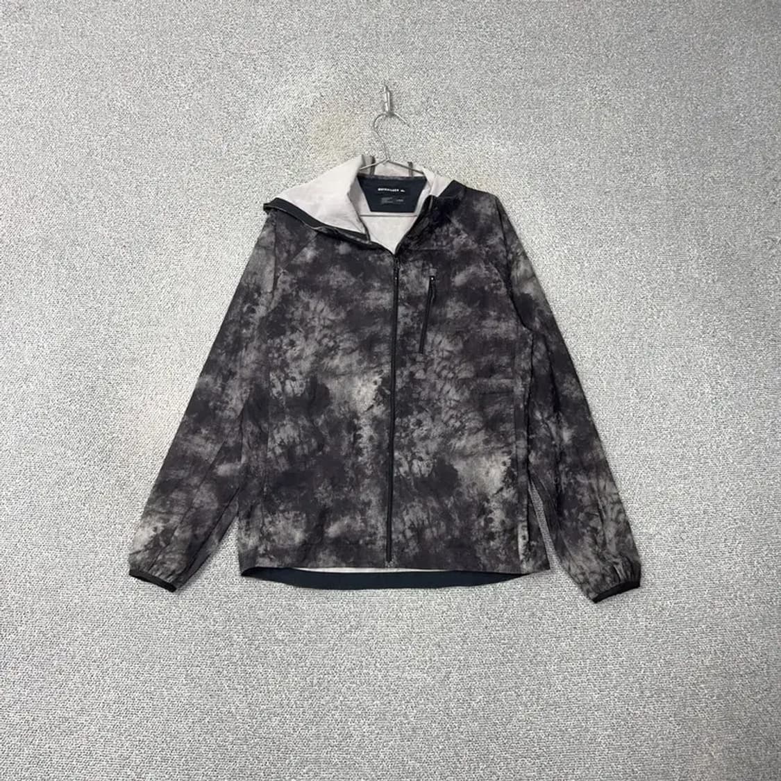 퀵실버 빈티지 패턴 후드 바람막이 자켓 L 상품이미지1