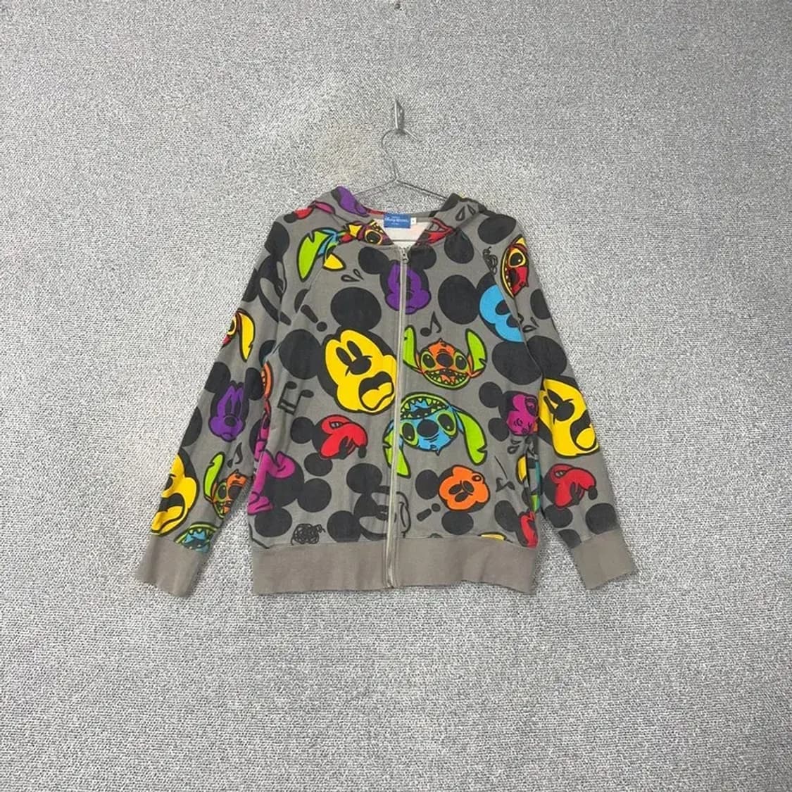 디즈니 멀티프린팅 빈티지 후드집업 S 상품이미지1