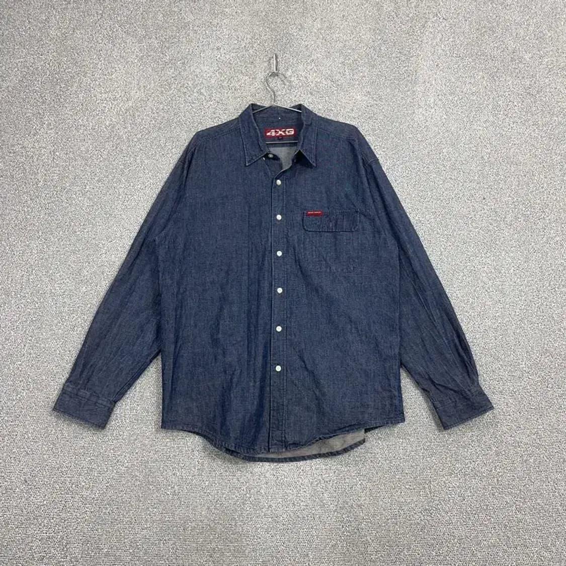 스포츠 리플레이 백프린팅 올드스쿨 데님셔츠 105 상품이미지2