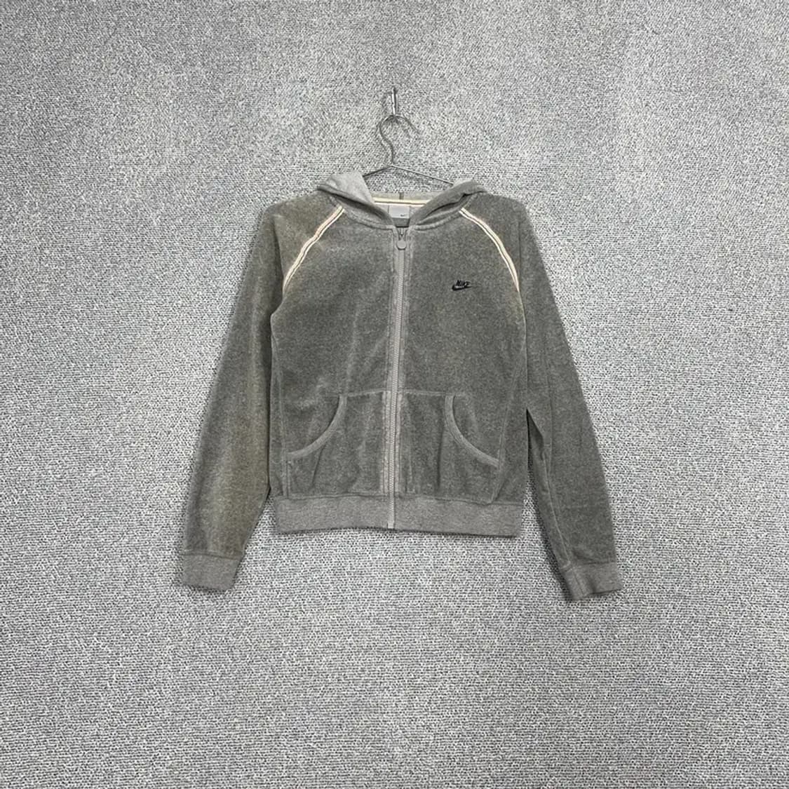나이키 벨벳 로고 후드집업 M 상품이미지1