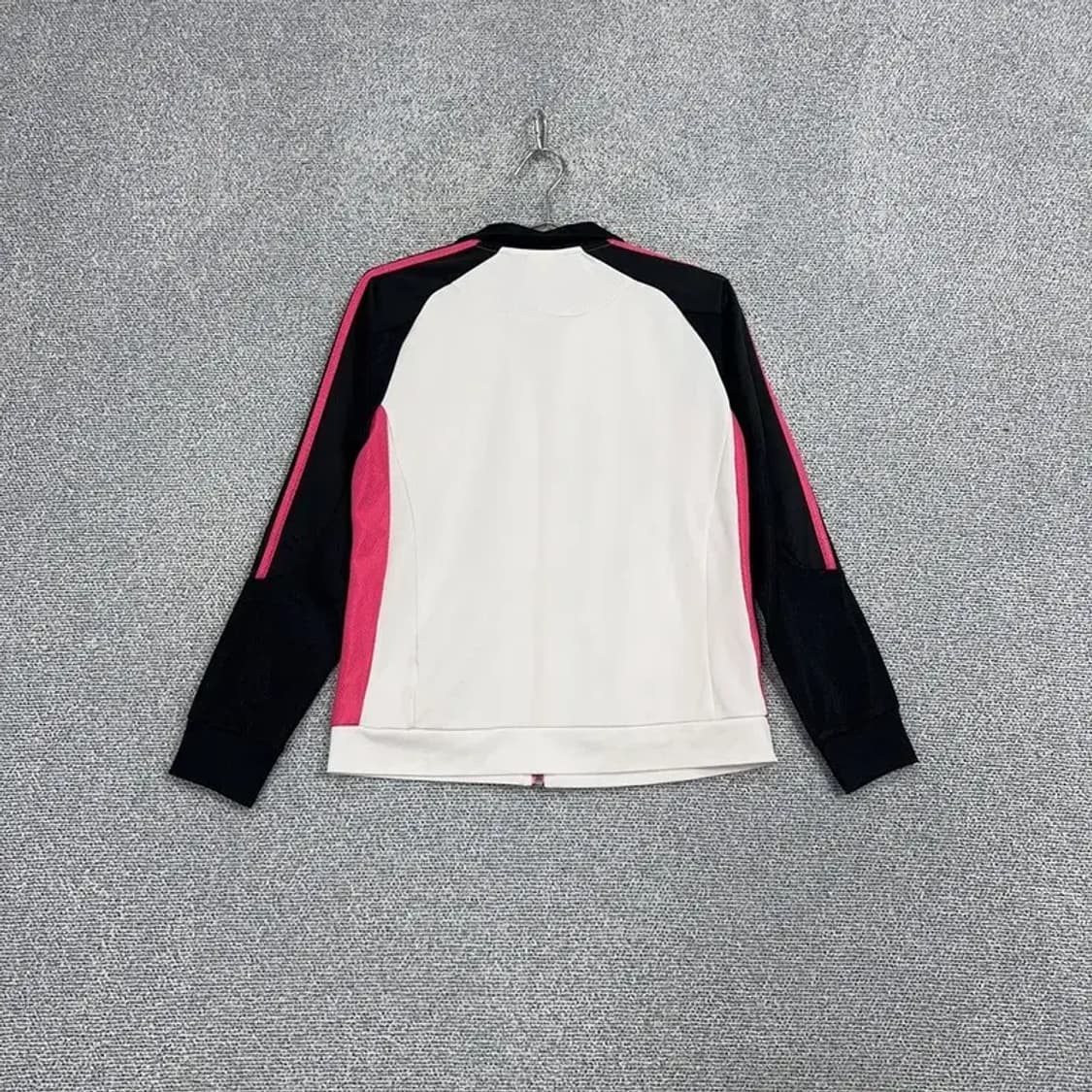 아디다스 흰검핑 로고 삼선 트랙탑 저지 M 상품이미지2