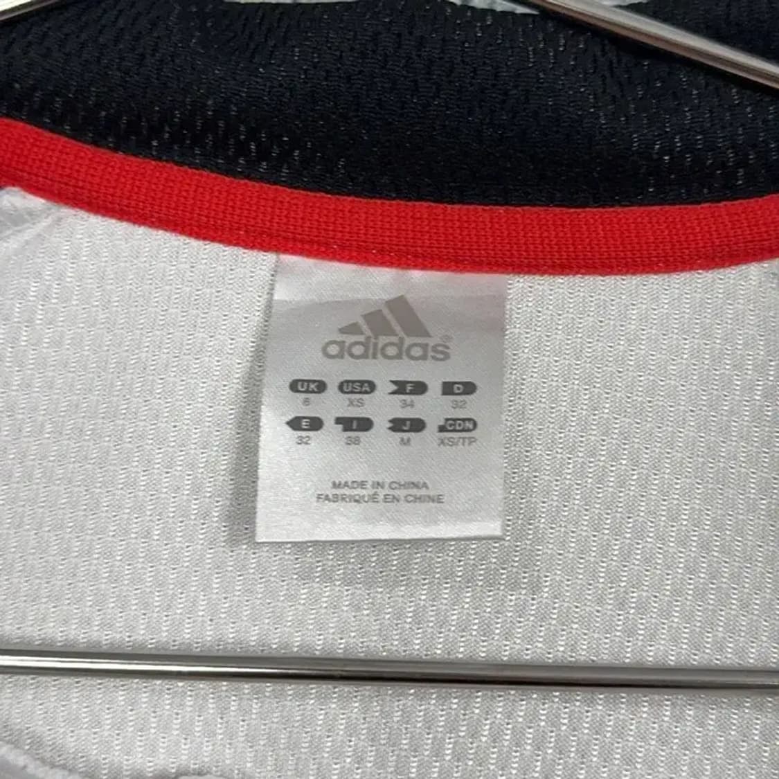 아디다스 흰검핑 로고 삼선 트랙탑 저지 M 상품이미지4