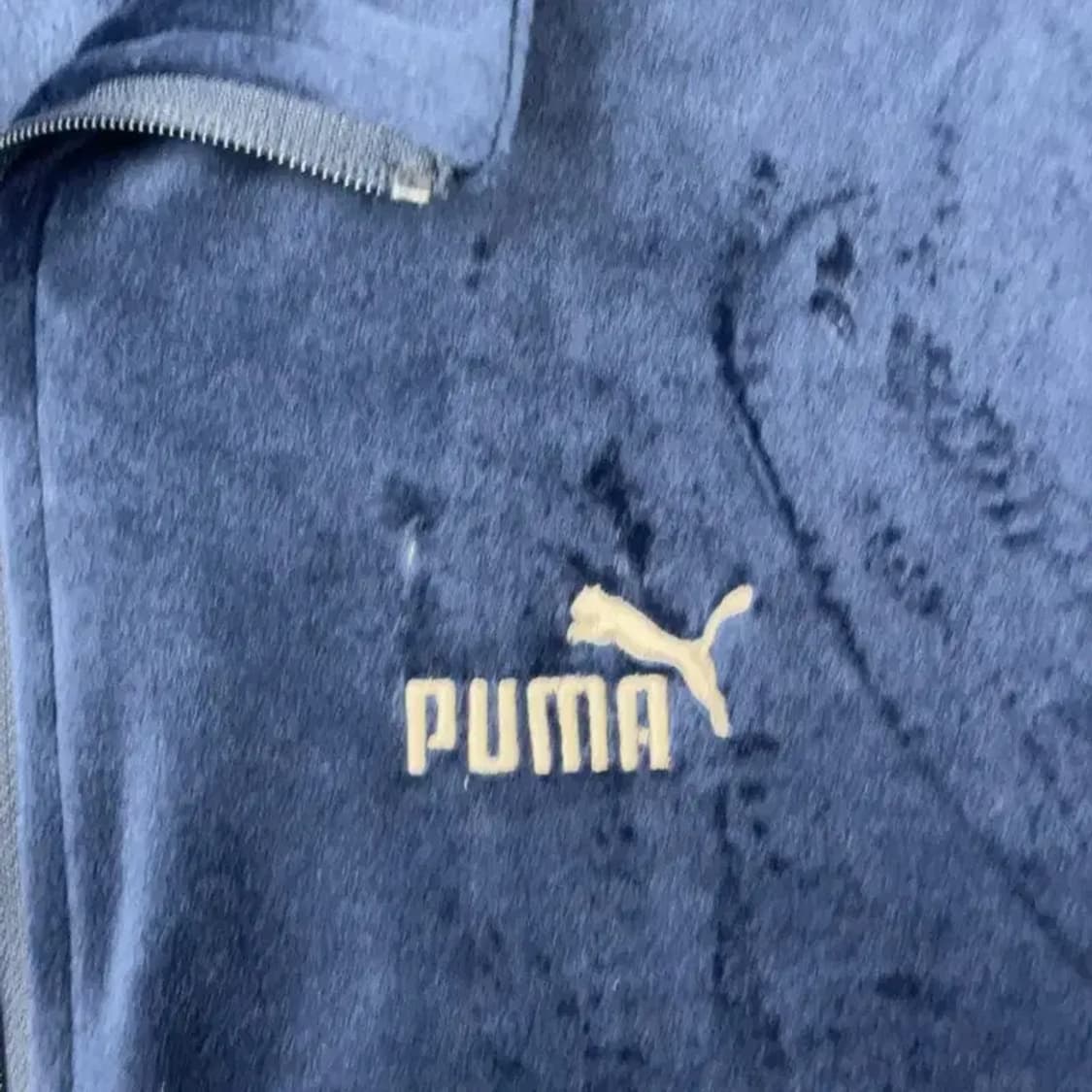 푸마 로고 올드스쿨 벨벳 트랙탑 저지 L 상품이미지3