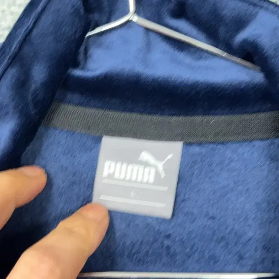 푸마 로고 올드스쿨 벨벳 트랙탑 저지 L 상품이미지5