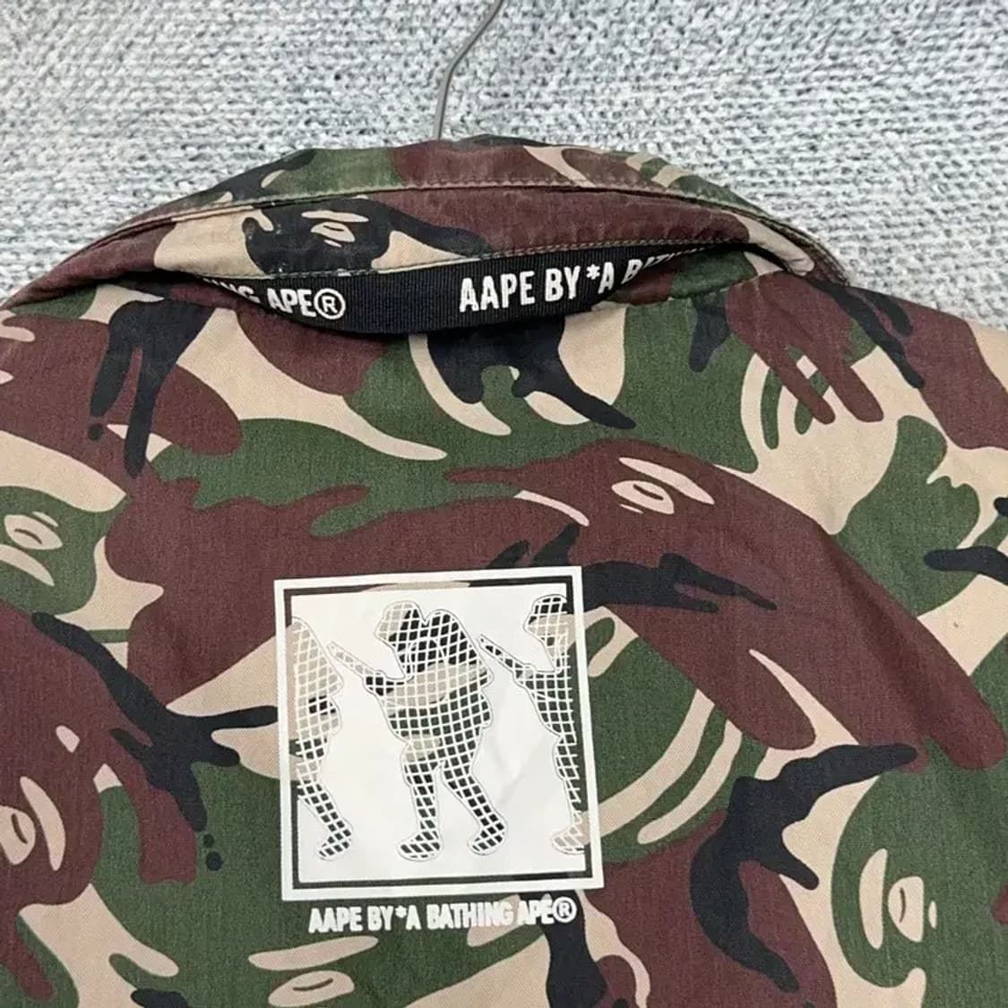 베이프 에이프 밀리터리 카모 자켓 L 상품이미지8