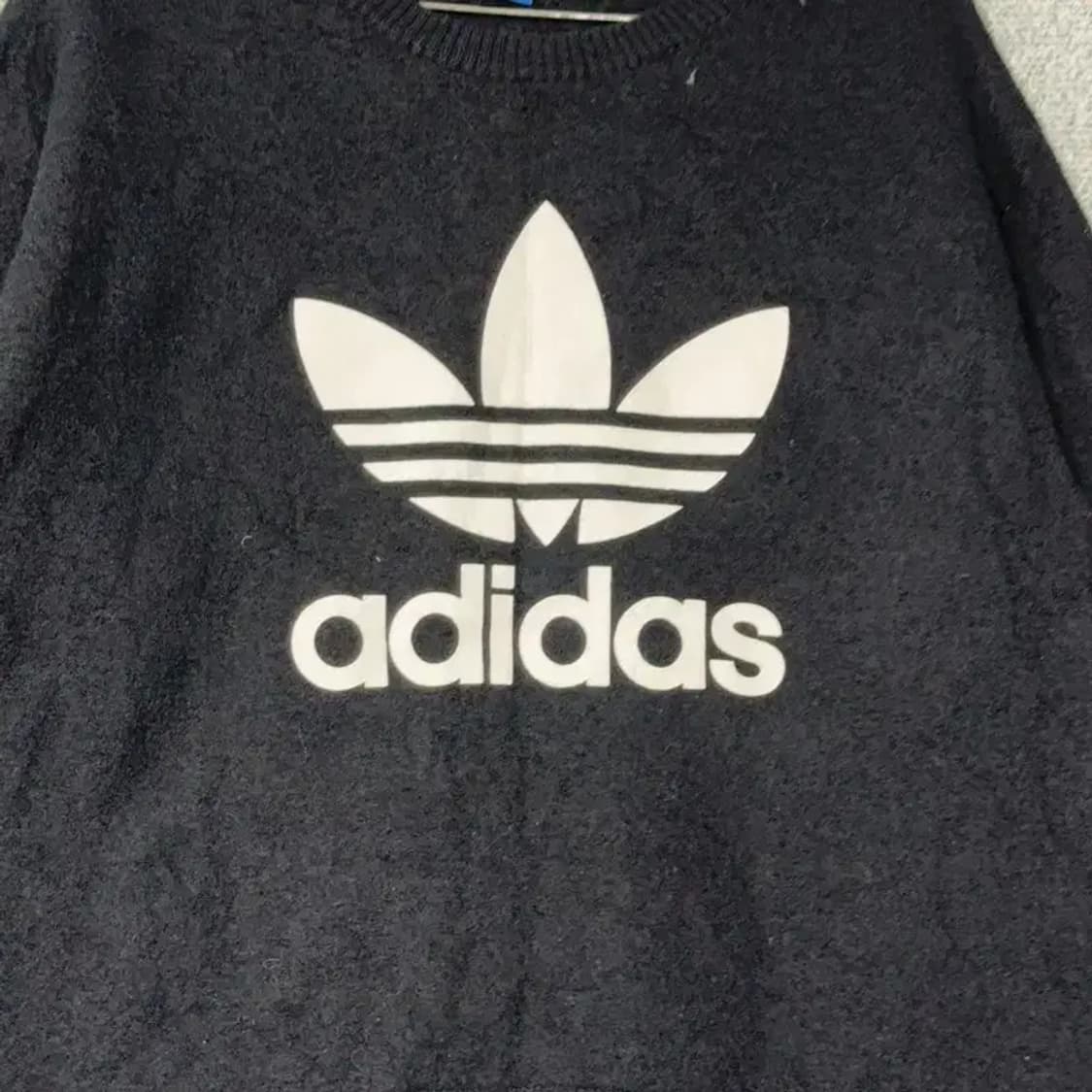 아디다스 빅로고 스웨터 울 니트 L 상품이미지3