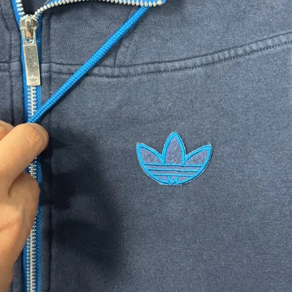 아디다스 빈티지 로고 후드집업 100 상품이미지6