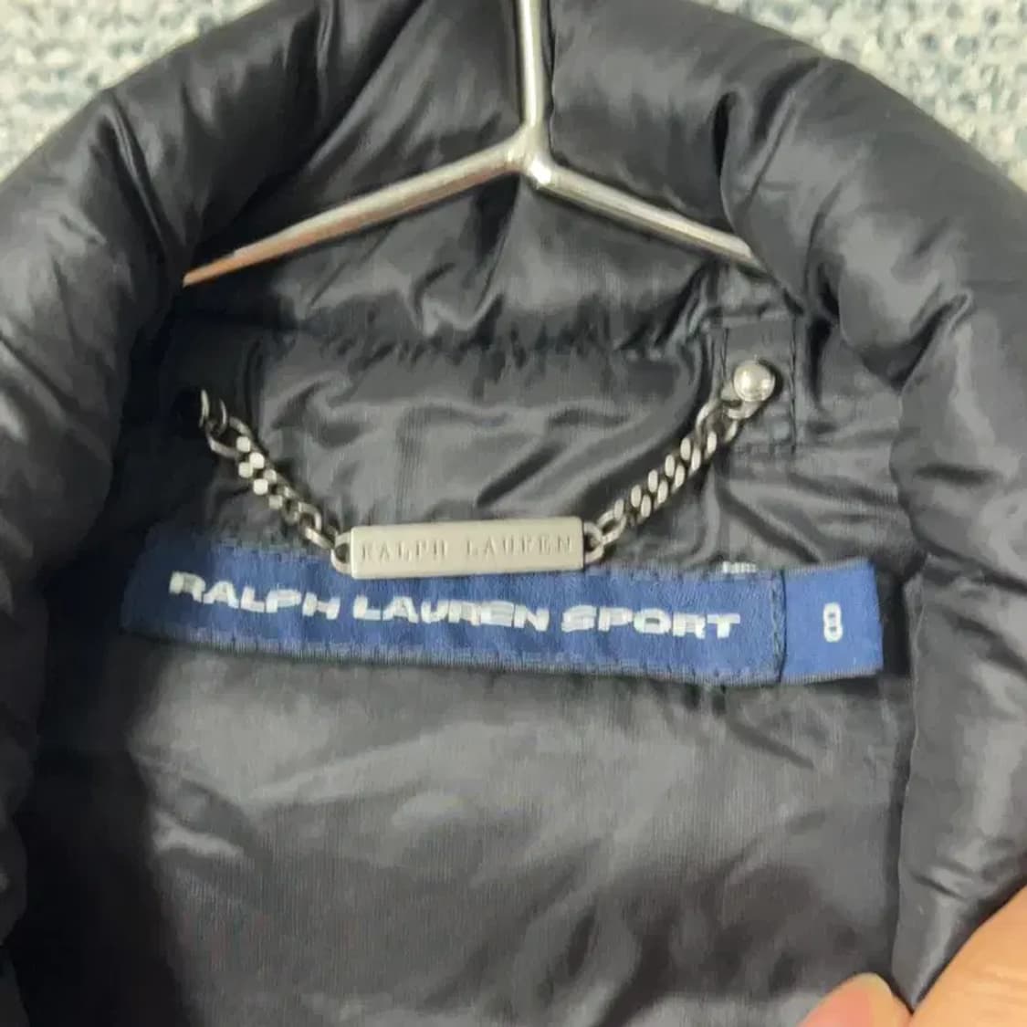 폴로 랄프로렌 여성 블랙 경량 조끼 패딩 US8 상품이미지6