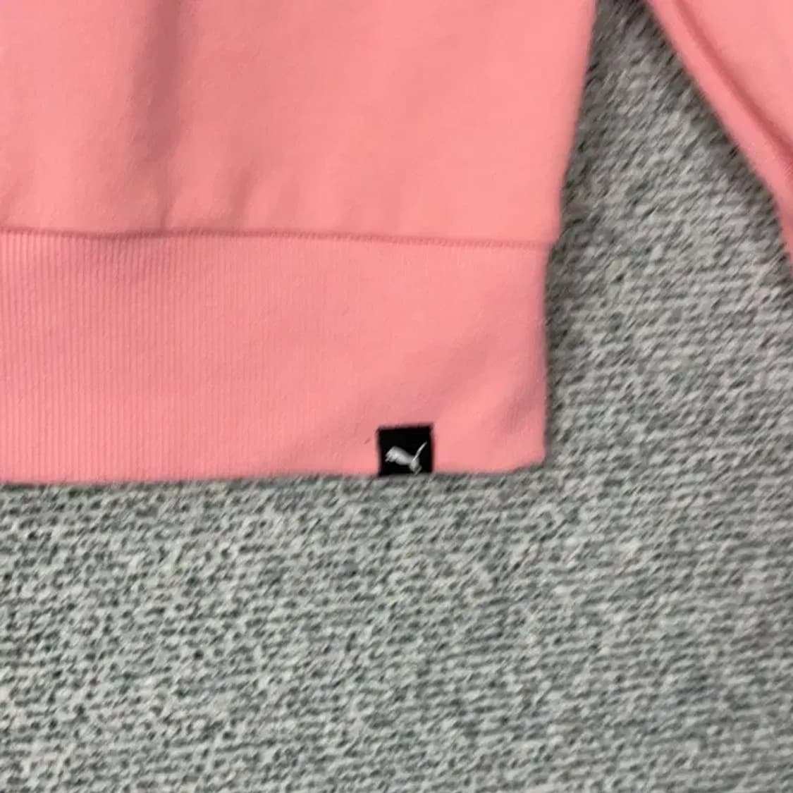 푸마 연핑크 빅로고 맨투맨 M 상품이미지4