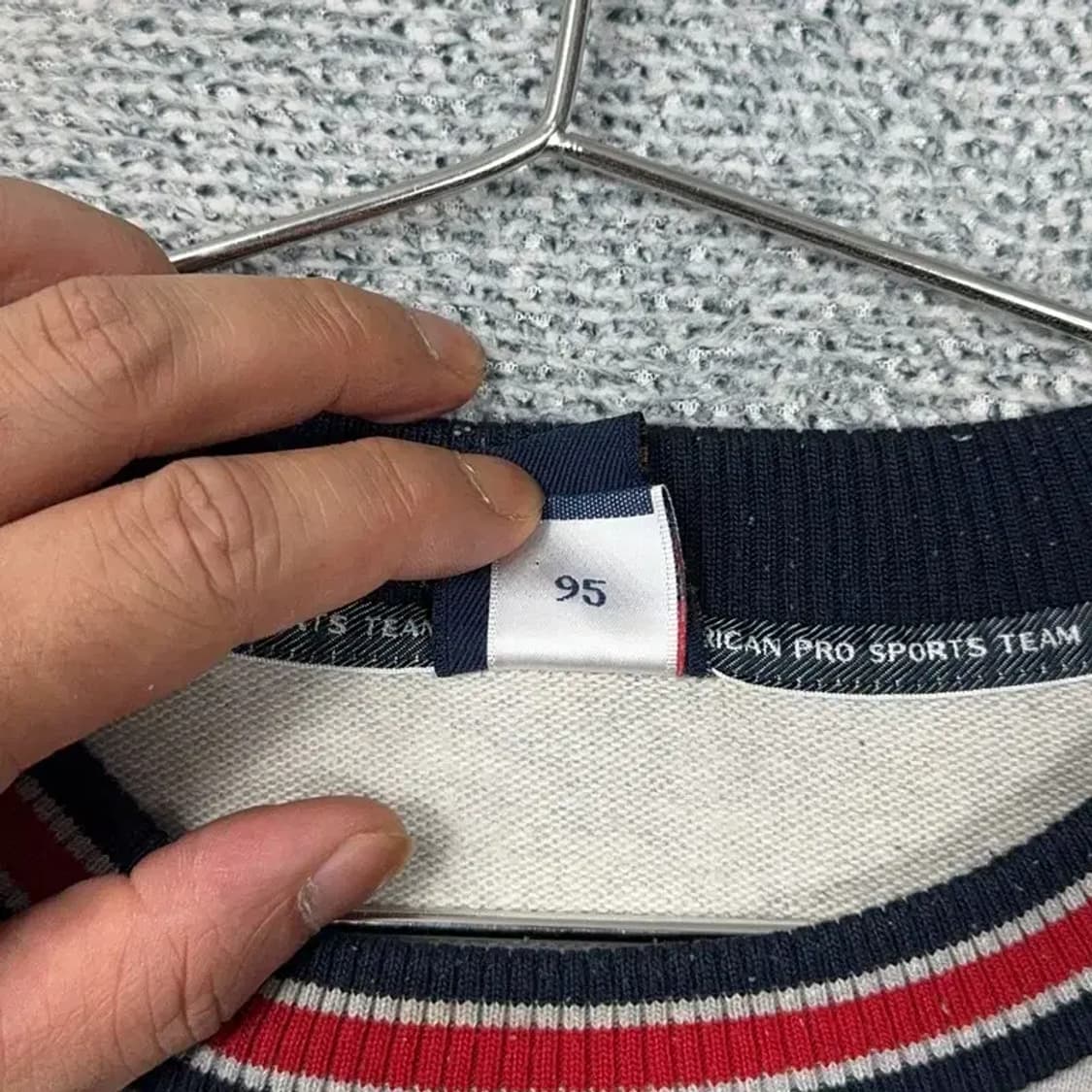 MLB 빈티지 뉴욕양키즈 단가라 스웻셔츠 맨투맨 95 상품이미지8