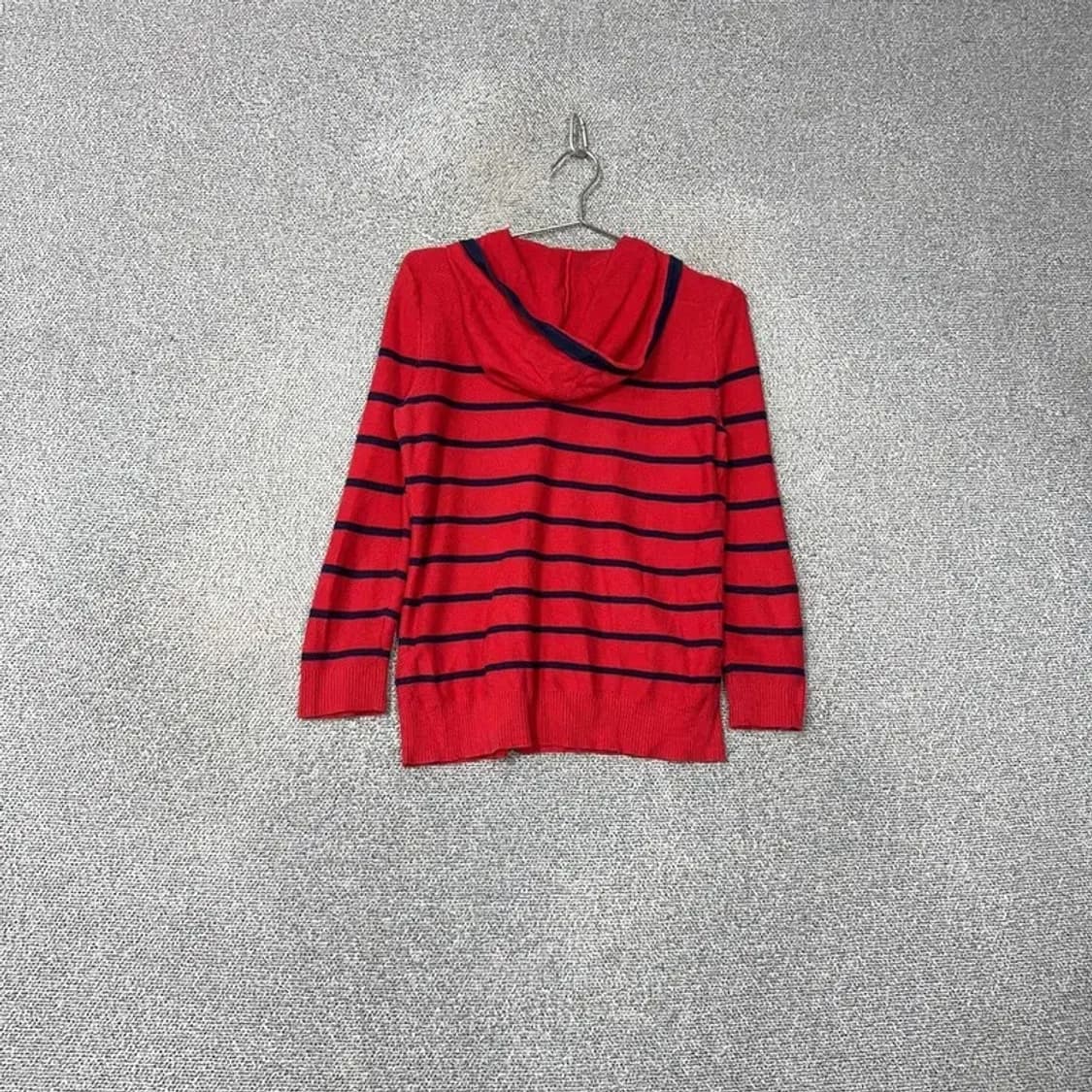 로렌 랄프로렌 Y2K 레드 스트라이프 코튼 니트 후드티 S 상품이미지2