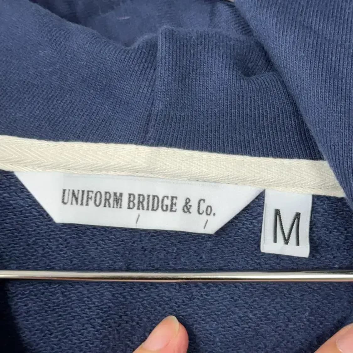 유니폼브릿지 1960 스펠로고 오버핏 후드티 M 상품이미지4