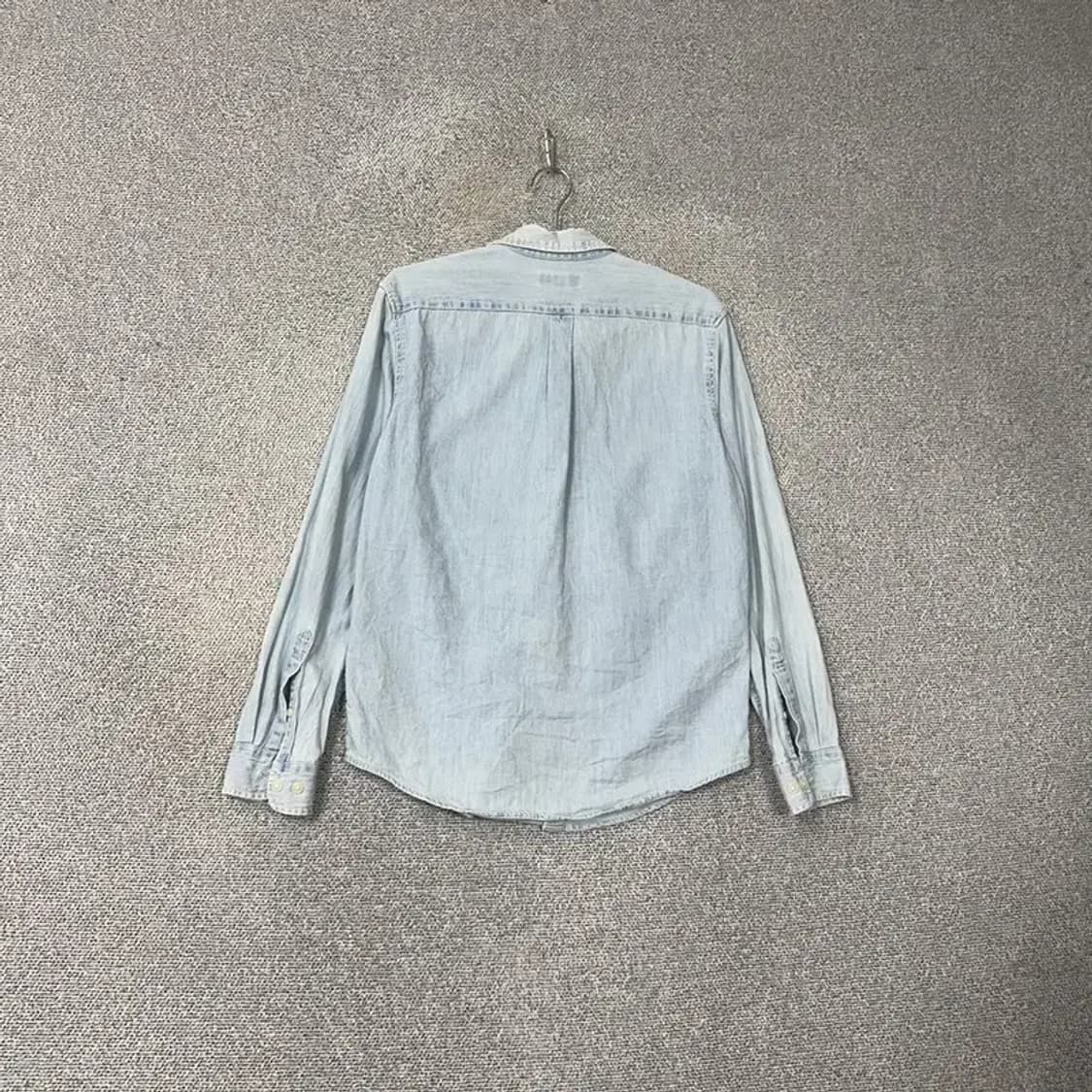 후아유 빈티지 베어 로고 데님셔츠 S 상품이미지2