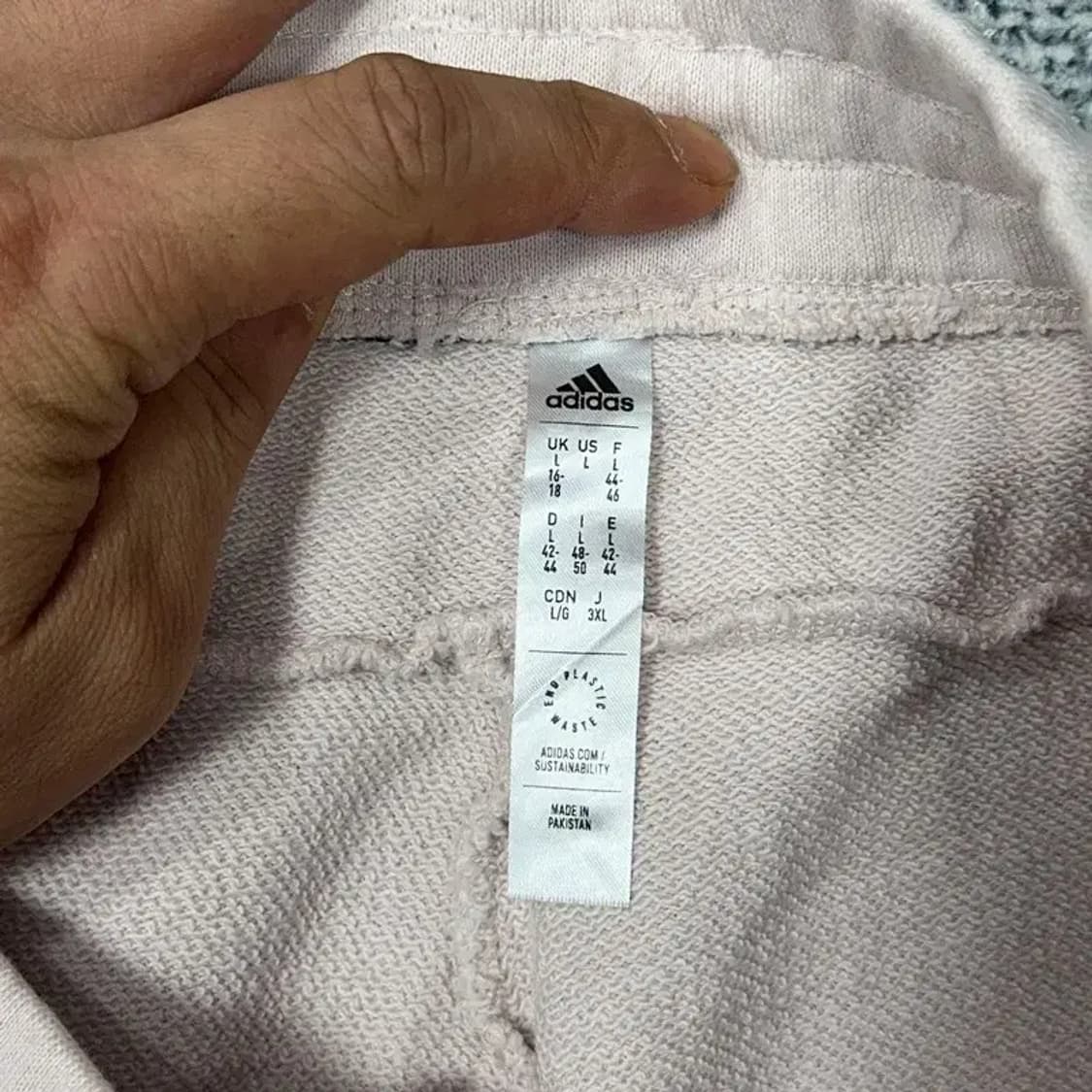 아디다스 연핑크 조거팬츠 L 상품이미지6